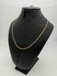 Prachtige figaroschakel ketting 42 cm