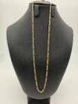 Prachtige figaroschakel ketting 42 cm