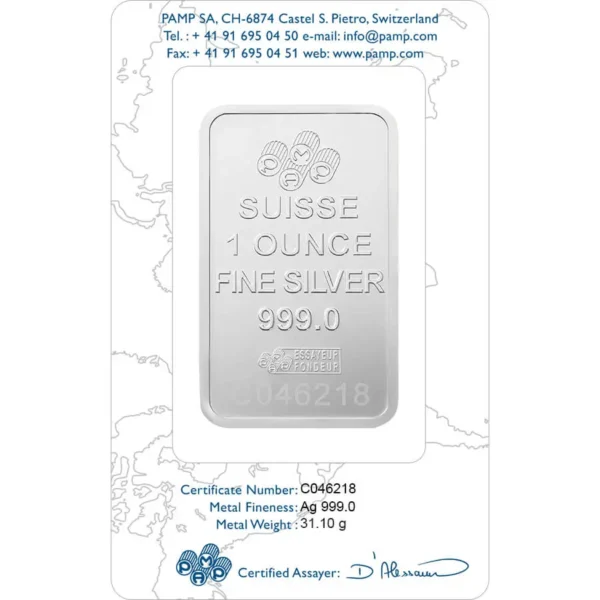 1 ounce PAMP Suisse Lady Fortuna