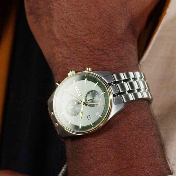 Hugo Boss Herenhorloge Skytraveller Staal HB1514195