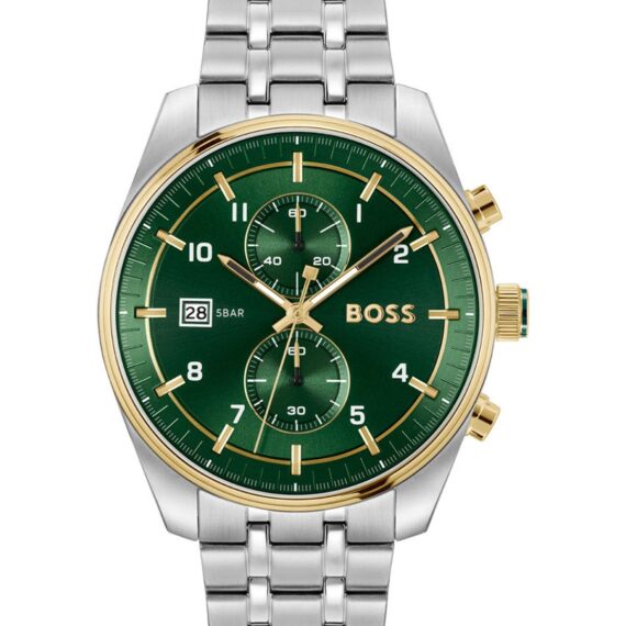 Hugo Boss Herenhorloge Skytraveller Staal HB1514195