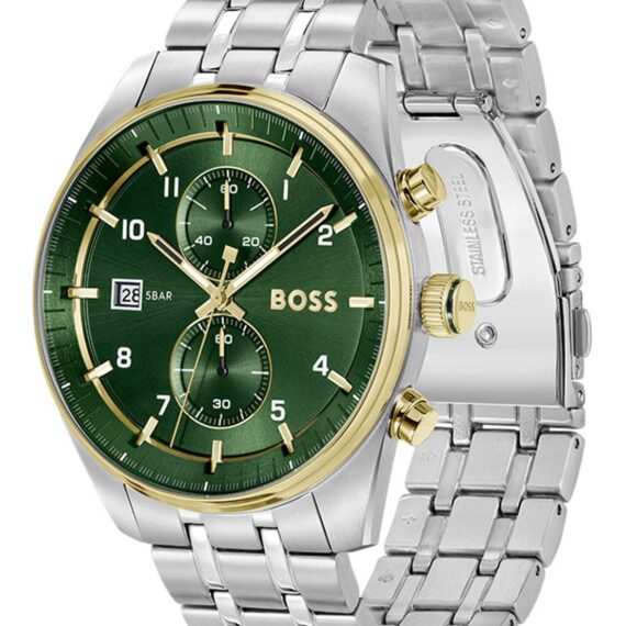 Hugo Boss Herenhorloge Skytraveller Staal HB1514195
