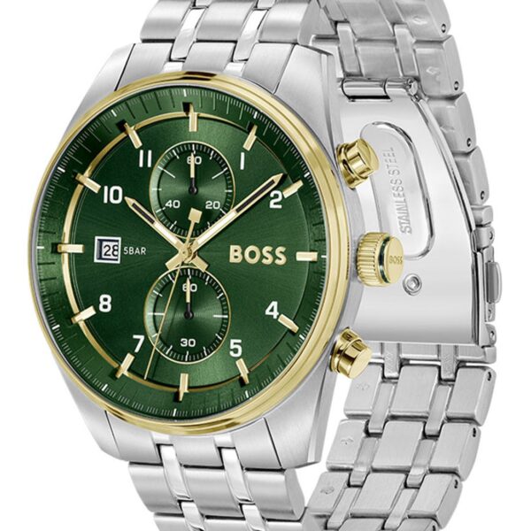 Hugo Boss Herenhorloge Skytraveller Staal HB1514195