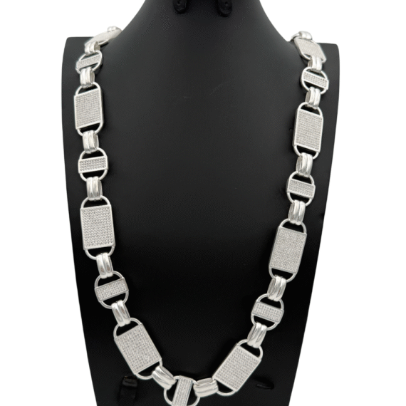 Massieve 925 Zilveren Magnum Schakelketting 70 cm - 2 cm breed