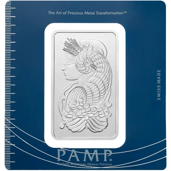 Zilverbaar PAMP Suisse Lady Fortuna 100 gram