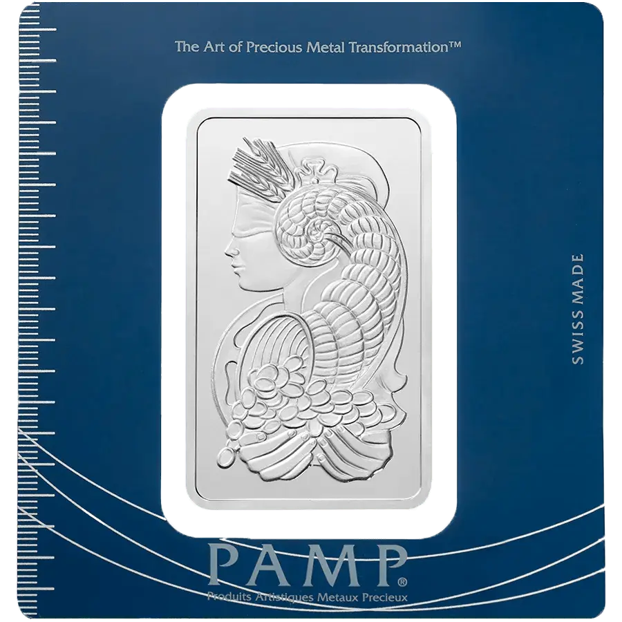 Zilverbaar PAMP Suisse Lady Fortuna 100 gram