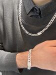 925 Zilveren Cuban Link Ketting 65 cm + Armband 20 cm Set | Miami Cuban Schakel