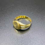 14 karaat gouden heren ring maat 22.5