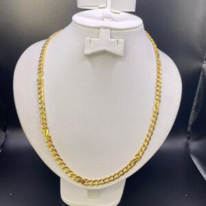 14 karaat geelgouden ketting unisex 65 cm