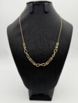 Prachtige 14 karaat gouden dames ketting 45 cm verstelbaar