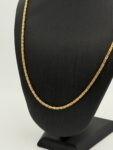14 karaat gouden koningsketting massief 50 cm unisex