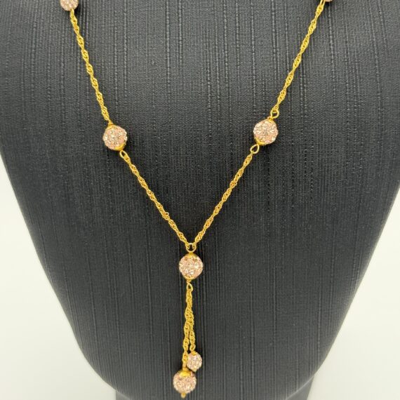 Prachtige 14 karaat gouden Surinamese ketting 43 cm