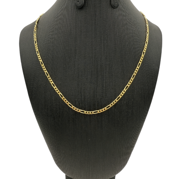 Prachtige figaroschakel ketting 42 cm